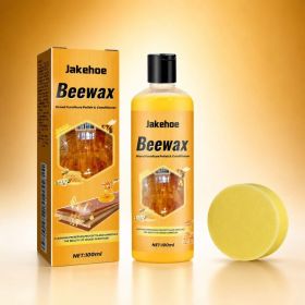 JAKEHOE Beeswax Wood Furniture Polish and Conditioner 100 mL with Sponge (Option: 100 ml)