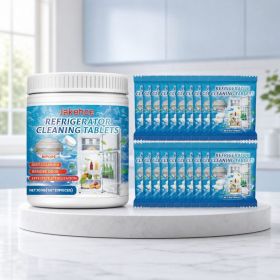 JAKEHOE Refrigerator Cleaning Tablets, 20 Count, 5 g Each (Option: 20 Tablets)