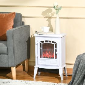 Electric Fireplace Heater (Option: White-430x310x550 mm)