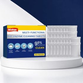 JAKEHOE Multi-Purpose Dissolvable Cleaning Tablets 30 Count (Option: 30 Tablets)