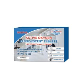 JAKEHOE Active Oxygen Cleaning Tablets, 10 Pieces (Option: 10 Pieces)