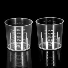 Mini Liquid Measuring Cups, Graduated Beakers For Precise Measuring & Mixing, 20 Pieces (Option: Transparent)