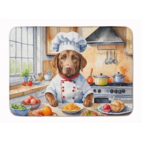 Chesapeake Bay Retriever The Chef Memory Foam Kitchen Mat Machine Washable Anti-Fatigue Mat Cushion Comfort Bath Mat or Kitchen Rug (Option: Default)