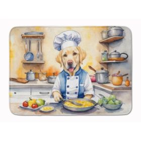 Yellow Labrador Retriever The Chef Memory Foam Kitchen Mat Machine Washable Anti-Fatigue Mat Cushion Comfort Bath Mat or Kitchen Rug (Option: Default)