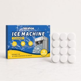 JAKEHOE Ice Maker Cleaning Tablets, 12 Tablets (Option: 12 Tablets)